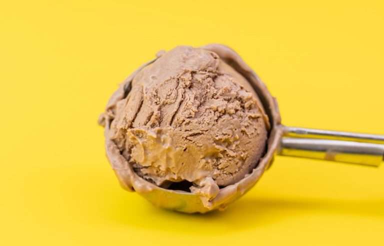 ben jerry's chocolate ice cream scoop