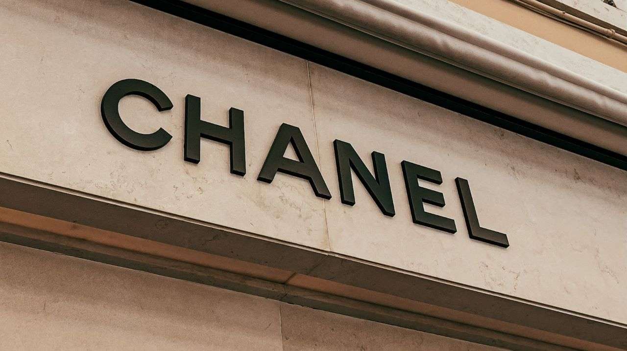 Chanel logo on one of its retail outlets in the world