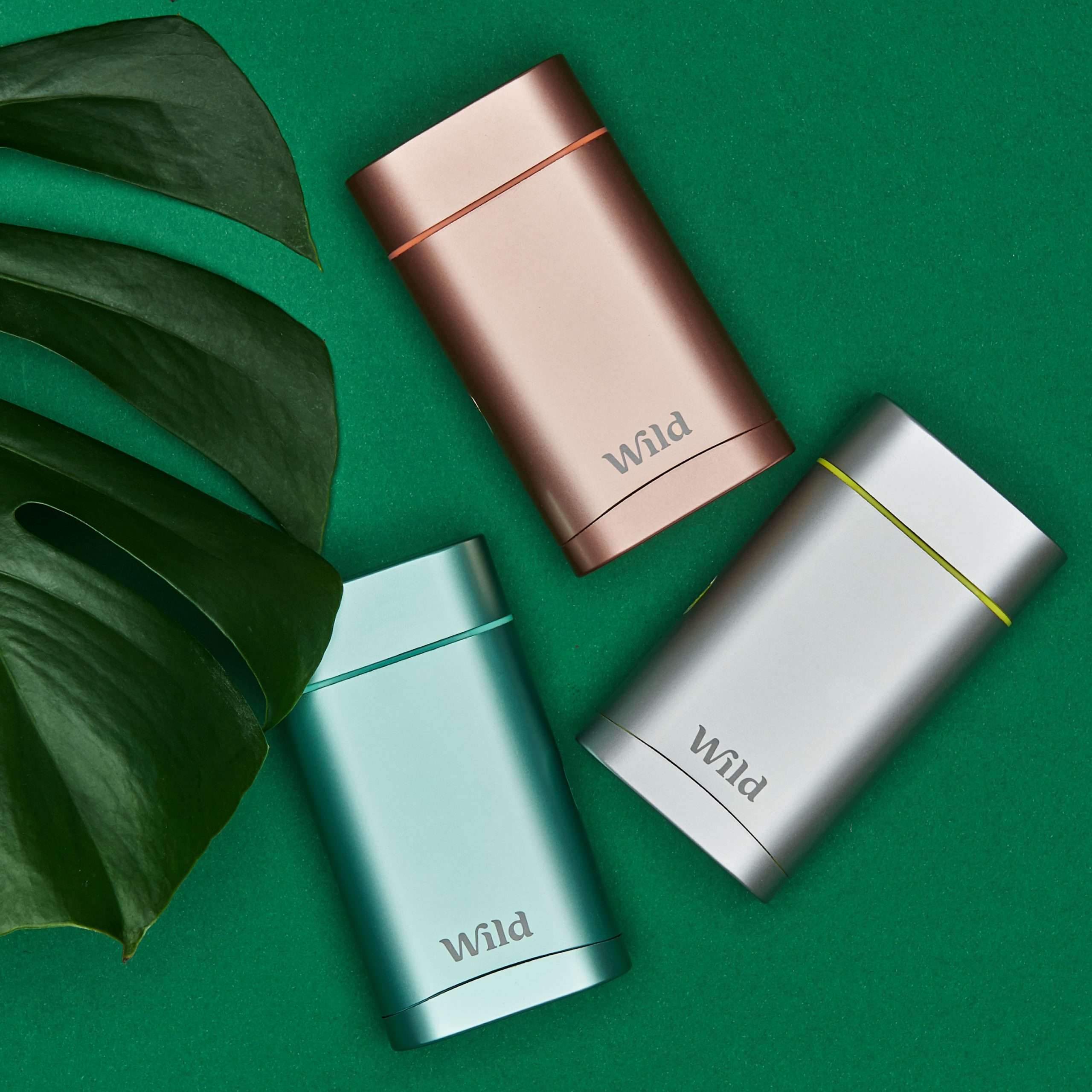 Three types of wild deodorants