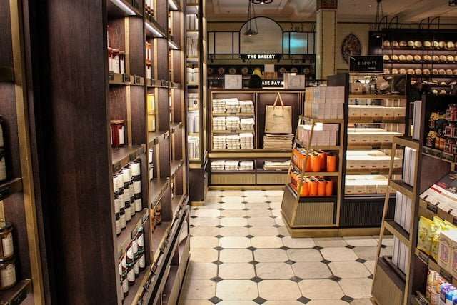 Harrods food hall in London
