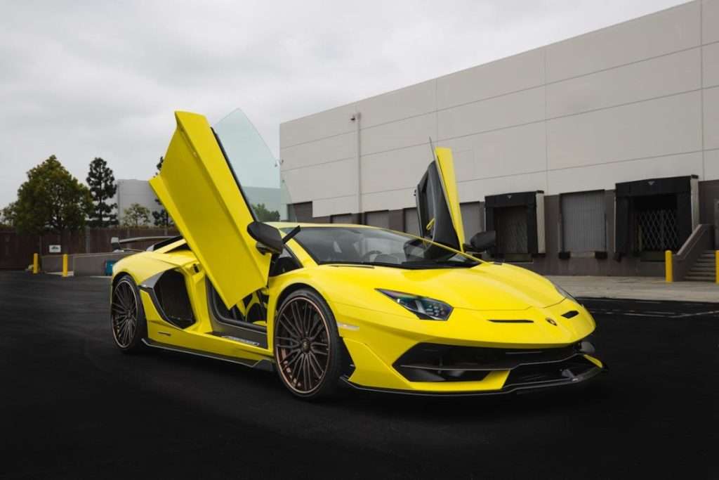 Yellow Lamborghini