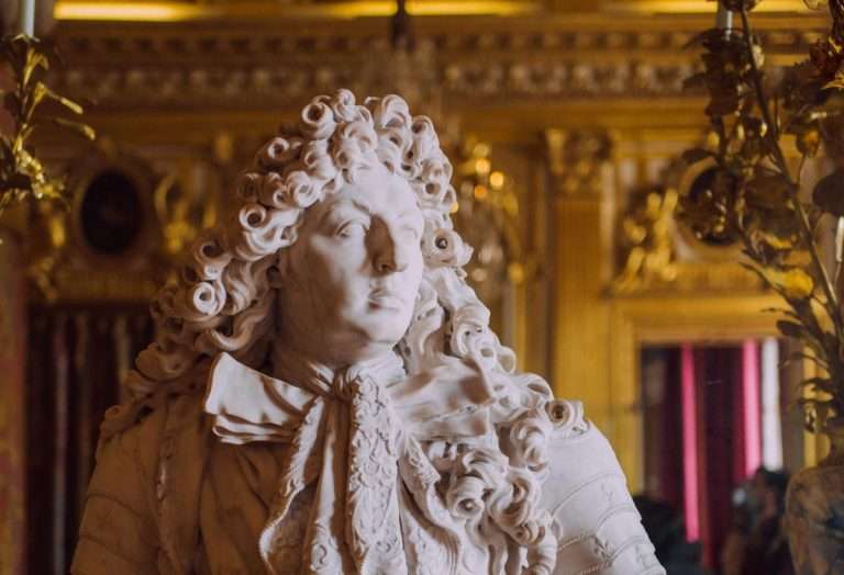 A bust of Louis XIV