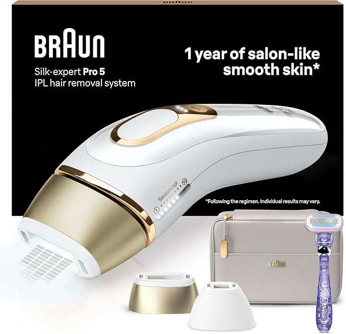 Braun IPL Silk·Expert Pro 5 PL5157 salon-like hair removal from home