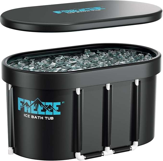 Black tub experience with 129-gallon cold water capability