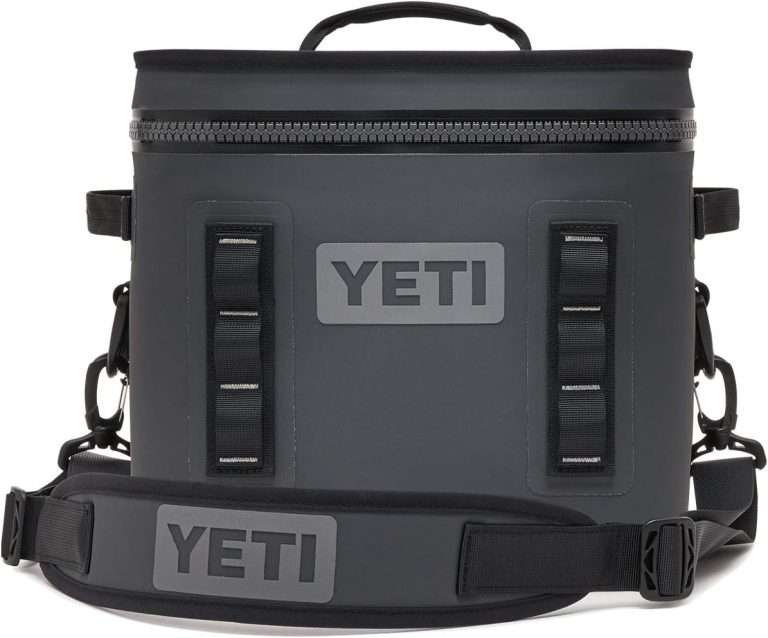 YETI Hopper Flip 12 Soft Cooler, keep drinks cold all day with ColdCell Insulation and a leak proof HydroLok Zipper.
