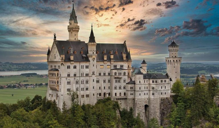 Castle Neuschwanstein in Germany
